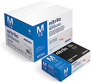 Luvas de Nitrilo-  M