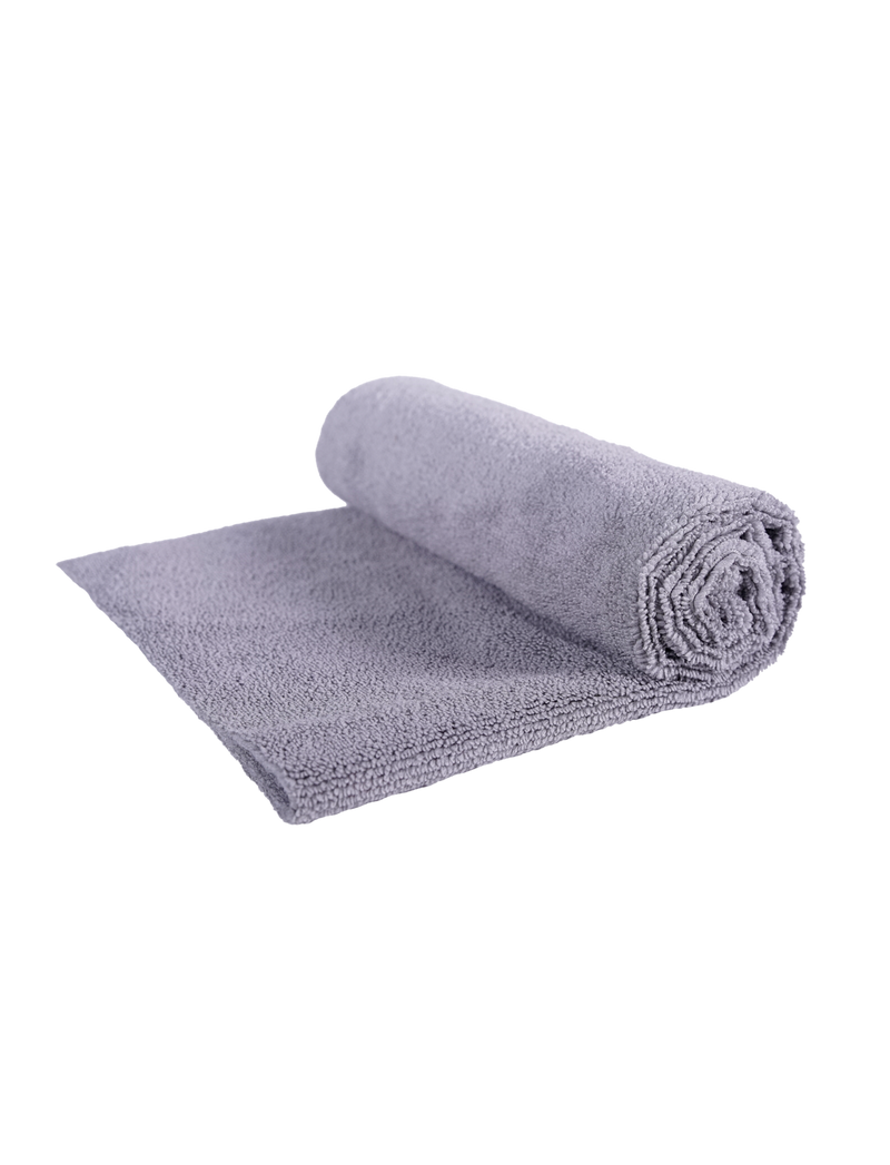 Toalha de microfibra s/ costura 40x40 280gsm Cinza