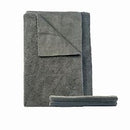 Toalha de microfibra s/ costura 40x40 400 GSM Cinza